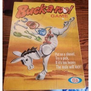 Buckaroo Buck-a-roo‎ Game Vintage Boxed 1970 Ideal Toy Corp. No. 2354-9